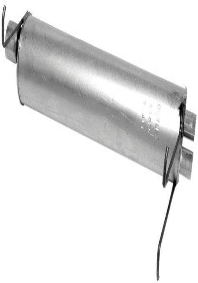 Walker Quiet-Flow SS 21075 Direct Fit Exhaust Muffler 3" Inlet (ID) 2" Outlet (ID) for Ford F-250 HD