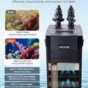 VEVOR 528GPH Canister Filter, 5-Stage External Aquarium Filter with Powerful Pump, Water Circulation Cleaning Machine with Media for Large Fish Tanks and Aquariums Up to 150 Gallons, for Freshwater
