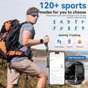 SENBONO Smart Watch with Alexa Built-in, 1.83" HD Touchscreen, Digital Bluetooth Calling, IP68 Waterproof Fitness Tracker, 120+ Sports Modes, 24/7 Heart Rate/Sleep Monitor for iPhone Android (Black)
