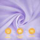 BRILLMAX 6 Pack Lavender Round Tablecloths 120 Inch for 60 Tables - 150 GSM Polyester Fabric, Floor Length Drop, Water, Stain & Wrinkle Resistant Cloth Cover for Wedding Reception Banquet Dining
