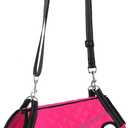 Dog Lift Harness for Small Dogs Full Body Support Sling for Back Legs, Pet Rehabilitation Lifts Vest Adjustable Straps for Small Dogs Hind Leg, Dog Carrier for Senior Dogs Joint Injuries,Walk Pink M (Chest 17 IN/ Back11 IN/ Neck 16 IN-M)