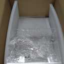 DoubleFill 2 Pack Acrylic Suggestion Donation Box with Lock and Key 11x 8.25x 8.25 Inches Offering Raffle Box with Stand Slot for Office Charity Church Collection (Clear,Sliver Stand)