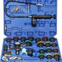 coolant Pressure Tester kit, Radiator Pressure Tester kit, Radiator Pressure Tester, 28pcs blue