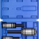 3Pcs Exhaust Pipe Expander Set 1-1/8" to 3-1/2", Tail Pipe Expander Tool Set, Muffler Pipe Expander Set with Case Compatible with Most Vehicles and Trucks