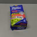 Ziploc Quart Food Storage Bags, Stand-Up Bottom, Easy to Fill, 76 Count