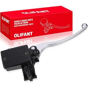 OLIFANT Front Brake Master Cylinder Handle for Honda ATV FourTrax 300/Foreman 450 500 400/Rancher 350 Recon 250/Rincon 650/400ex 300ex 250ex Silver