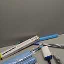 20ft High Ceiling Duster Kits with 5-12ft Heavy Duty Extension Pole - Fan Blade Cleaner, Cobweb Remover & Blue Window Squeegee Kit, Washable Dust Brush for High Roof and Glass Surfaces