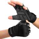 Workout Gloves with Wrist Wrap Support, Weight Lifting Gloves with Full Palm Protection & Extra Grip for Men Women Gym Exercise, Fitness, Weightlifting, Pull ups (Medium, Pink)