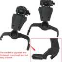 Helmet ARC Rail Adapter for COMTA Tactical Headset Airsoft Sports (Black)