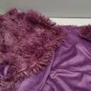 MorroMorn Decorative Pillows Covers, 2 Packs Faux Fur Pillow Cases Standard Size, Luxury Shaggy Throw Pillowcase Cushion Shams with Zipper Room Decor for Couch Sofa Bed Soft (Maroon, Standard)