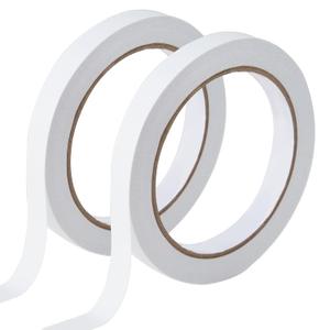 1/4" 2 Rolls Double Sided Adhesive Sticky Tape for Arts, DIY, Crafts, Photography, Scrapbooking, Card Making, Gift Wrapping, Office School Stationery Supplies, Home Supplies(Width: 6mm)