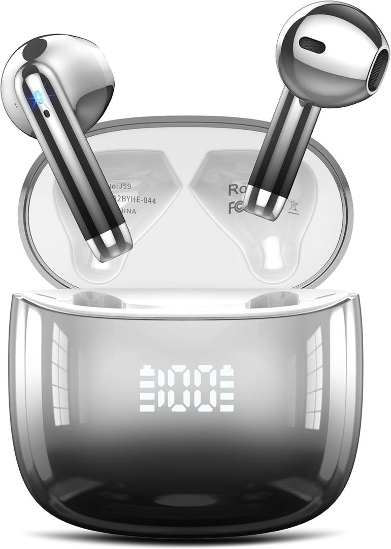 AI Language Translation Earbuds, 3-in-1 Translator Earbuds Real-Time with 5 Translation Modes via Ear Dance APP, 164 Language Bluetooth 5.4 Translators Headphones for Travel, Business, Learning, Black