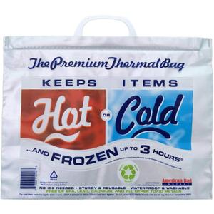 | Insulated Thermal Cooler, Lunch Size, Red & Blue