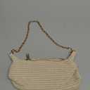 Verdusa Women's Straw Woven Shoulder Bag Tote Handbag Summer Beach Purse (Beige)