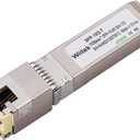 10Gb SFP+ to RJ45 Modules, 1.25G/2.5G/5G/10GBase-T Ethernet to SFP+ Transceiver Compatible for Cisco SFP-10G-T-X, Ubiquiti, Netgear AXM766, Mikrotik S+RJ10, Unifi (Cat 6a/7 or Better, 30-Meter)
