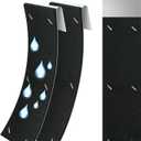 Gutter Noise Dampener- 2 Pack Rain Gutter Downspout Silencer Portable Gutter Silencer Insert Adjustable Gutter Drip Silencer- 4in