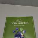 EXPAWLORER Dog Socks for Cold Winter Snow to Prevent Licking Paws, Anti Slip Doggie Booties Grippy Shoes for Hardwood Floors, Boots & Paw Protectors for Small Medium Large Senior Dogs Blue M