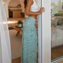 Women Y2K Sequin Long Skirt Sparkle Rhinestone Floral Maxi Skirt High Waist Glitter Midi Skirt Going Out