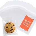 Joybest 1000 Pack - 5 x 7 Inch Clear Cellophane Bags, Self Sealing Cello Plastic Poly Bags for Cookie, Treats, Candy, Bakery, Party Favors