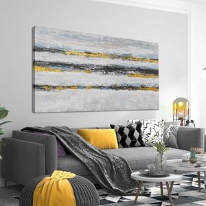 Canvas Wall Art Decor Modern Canvas Wall Art For Living Room Abstract Art White Gold Wall Art Decor canvas Art Work Decoration Abstract Wall Art Prints For Bedroom Office Kitchen Wall Decor 20" x 40"