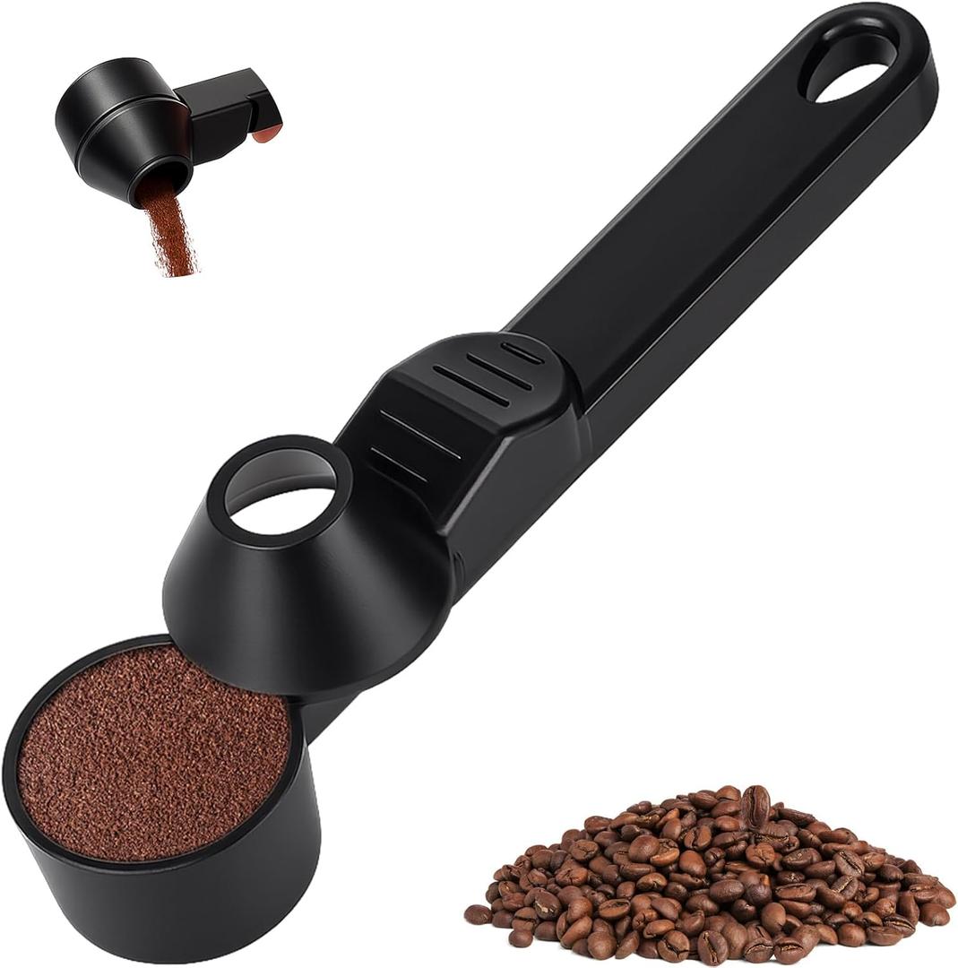 Palksky Coffee Scoop & Funnel for Reusable K Cup Refillable Coffee Pods, 2 Tablespoon Slide Coffee Measuring Funnel Scooper,1PCS
