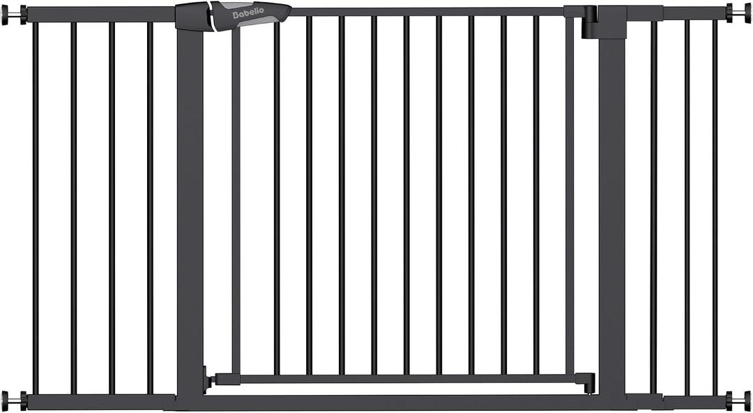 Babelio 36-57" Extra Wide Baby Gate for Stairs No Drilling, PressGuard