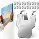 Claw Drywall Picture Hanger Kit, 20 Piece Heavy Duty Wall Hooks for Hanging Mirror Photo Poster, Room Office Decor, Up to 40 Lbs