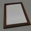 Americanflat 8x12 Picture Frame with Shatter-Resistant Glass - Signature Collection - Gallery-Style Frames Made of Engineered Wood - Photo Frame for Tabletop and Wall Display - Walnut