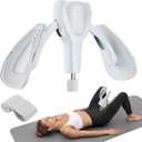 Pelvic Floor Exercise Devices 77 lb Adjustable Kegel Inner Thigh Exerciser and Hip Trainer Workout Equipment for Home Postpartum Recovery Women Men, with Band