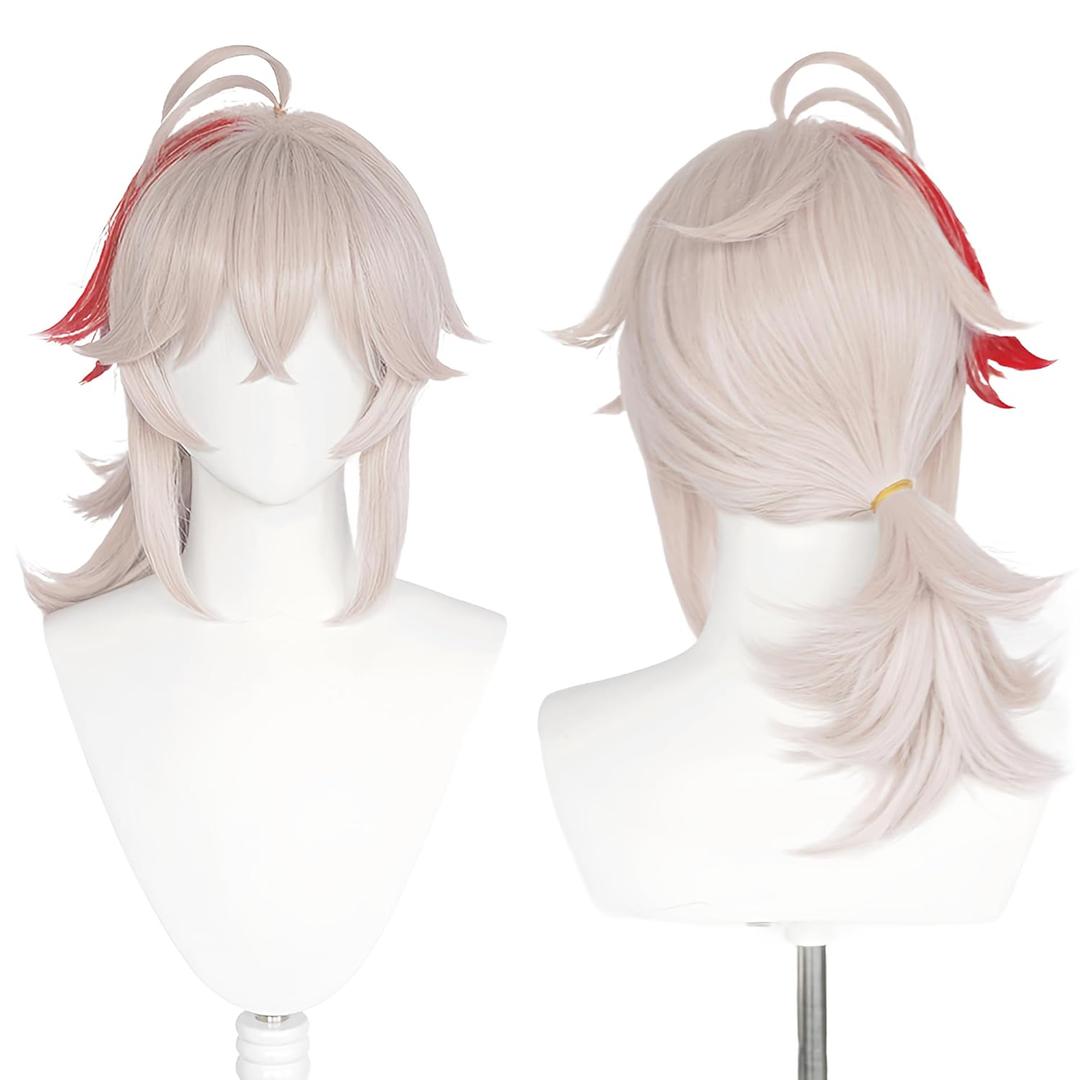 UTIEHD Costume Wig with 2 Wig Caps for Theme Parties, Photography/Video Shoots and Halloween (Kazuha)
