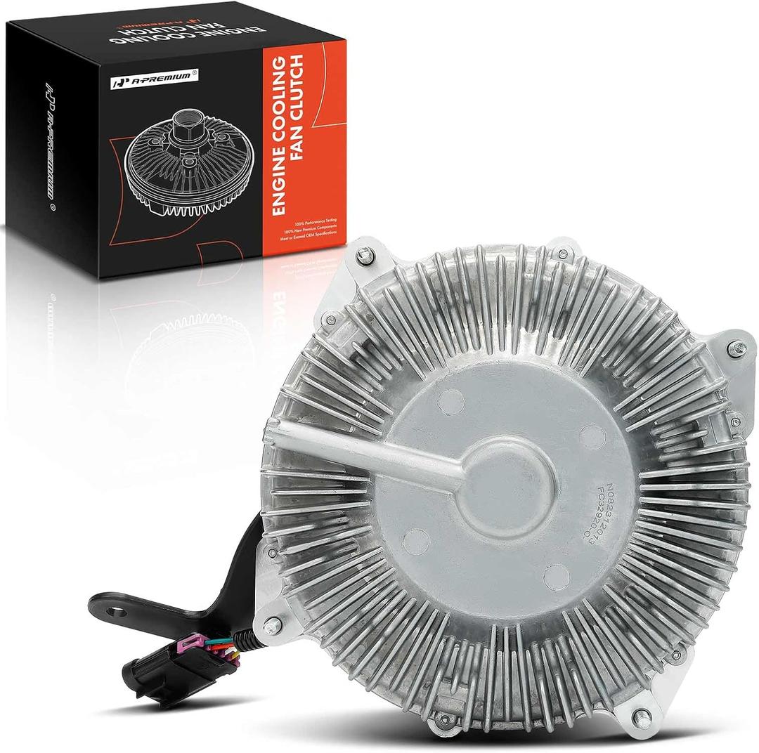 A-Premium Electronic Radiator Cooling Fan Clutch Compatible with Ram 2500 3500 4500 5500 2013-2018, 6.7L, Diesel Only, Replace# 52014729AC, 9202520, 622-012