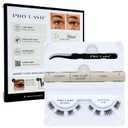 Pro Lash SoftWear Mini Lash Clusters Kit - Seamless, Lightweight Lashes - 7-Day Cluster Eyelash Extensions - False Eyelashes Plus Adhesive and Tweezers - Classic Cat Eye No. 08 Black