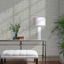 Fabric Wallpaper Textured Contact Paper Grasscloth Wallpaper 15.75"x590.6" | Peel and Stick Faux Linen Wall Paper Self Adhesive Removable Thick Vinyl Embossed Film for Bedroom Bathroom