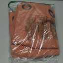 H.VERSAILTEX 100% Blackout Curtains for Bedroom Thermal Insulated Linen Textured Curtains Heat and Full Light Blocking Drapes Living Room Curtains 2 Panel Sets, Orange, 52x54 Inch