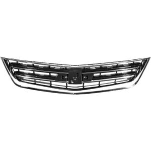 Front Hood Bumper Grille Grill Front Bumper Upper Grille for Chevrolet Impala 2014-2020 Black