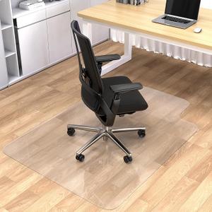 Office Chair Mat for Hardwood Floor, 36"x48"
Clear Desk Chair Mat for Rolling Chair, Easy Glide, Heavy Duty Vinyl Floor Protector Mat for Home or Office, Easy Clean