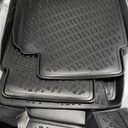 RizLiner Nissan Altima 2019-2026 Floor Mats 3D Custom Fit Compatible with Nissan Altima Car Mats Laser Measured 1st & 2nd Row Floor Liners All Weather Odorless Non-Slip TPE (Front & Rear, Black)