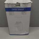 Conical Burr Espresso Coffee Grinder Electric, Coffee Bean Grinder for Home Use Upgraded 48 Grind Settings, 35s Precision Timer, Anti-Static for Pour Over/Drip/French Press, Stainless Steel Black