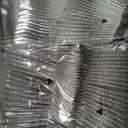 SUT 150PCS Silver Plastic Silverware, Disposable Utensils, Includes 50 Knives, Forks and Spoons, Hammered Silverware Set, Silver Cutlery. Plastic Silverware Heavy Duty for Party/Wedding