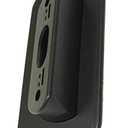 Nest Hello Wall Plate with 30 Degree Left/Right Angled Wedge Mount For Nest Door Bell, Black