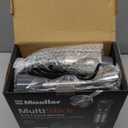 Mueller Multistick 5-in-1 Immersion Blender Handheld, 12 Speed Hand Mixer - Turbo Boost, Heaviest Duty Copper Motor, Titanium Blades Hand Blender, Milk Frother Wand, Whisk, Beaker, Chopper, Grey (Gray)