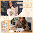 2 x ReliThick 2026-2027 Pocket Calendar for Purse Small Monthly Planner for Women Colorful Academic Handy Weekly Pocket Planner Journal Notebook Christmas New Year Gift Sister Friends Women