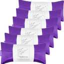 Lavender Weighted Eye Pillow for Relaxation, Yoga, Sleeping, Lavender Eye Mask with Natural Flaxseeds & Lavender for Headache, Sinus, Dry Eyes Relief, Meditation Accessories with Aromatherapy, 6PK