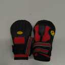 XSY&G Dog Boots,Waterproof Dog Shoes,Dog Booties with Reflective Strips Rugged Anti-Slip Sole and Skid-Proof,Outdoor Dog Shoes for Medium Large Dogs 4Pcs Red-Size 5 (Size 5:2.7''x2.2'')(L*W) for 41-60 lbs)