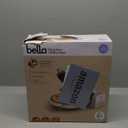bella Flip-n-Store Belgian Waffle Maker, EverGood Ceramic Nonstick Coating, Fits-anywhere Kitchenware, Power Indicator Light & Touch Handle, 7 Wide & 1" Deep Plates, 1000 Watt, Oatmilk