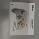 8BitDo 64 Bluetooth Controller for Analogue 3D, Switch, Switch 2, Windows, and Android (Grey)