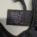 Bali Women's Minimizer Bra, Passion for Comfort Underwire Bras for Women, Seamless Cups, Minimizes Bust Up to 1.5 in (Black), 36D
