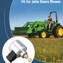 AUC13676 Fuel Solenoid Valve Fit for John Deere Tractor 107H 92H D125 E120 E130 E140 S120 S130 S140 X127 X135R X146R, Fit for John Deere Mower Z235 Z255 Z515E Z735E