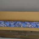 American Mahjong Game Set, 166 Quality White Tiles, 4 All-in-One Color Rack/Pushers, Mahjong Tile Set with Blue Printed Carrying Bag