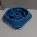 MateeyLife Slow Feeder Dog Bowls 2PCS, Anti-Choking Puzzle Dog Food Bowls, Anti-Slip Interactive Feeding Slow Down Eating, Bloat Stop Maze Dishes for Medium Breeds (A-LightBlue&DarkBlue)